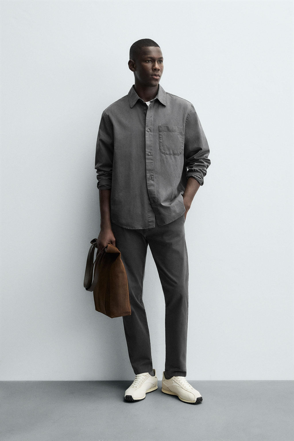 SKINNY FIT CHINO TROUSERS