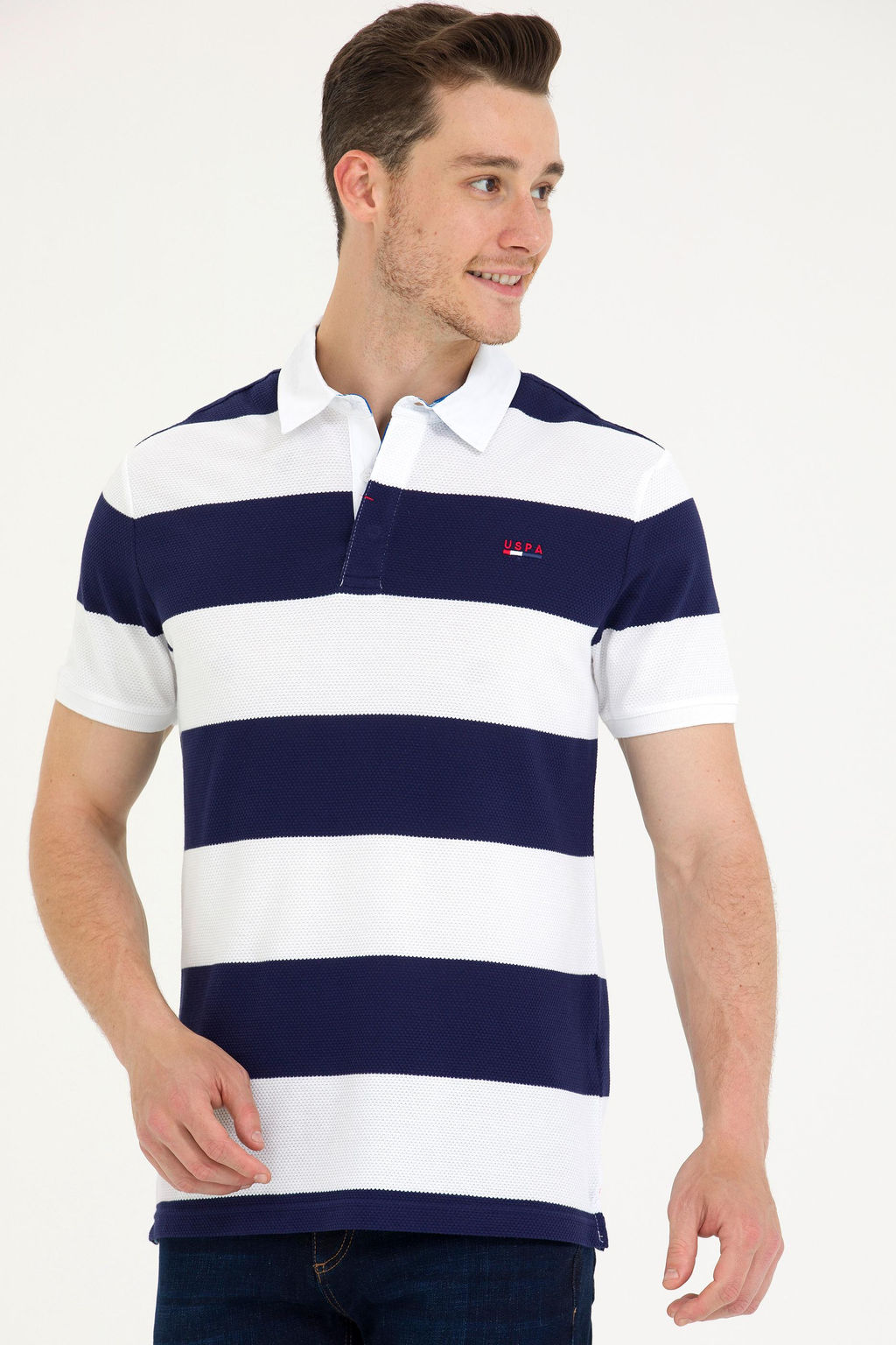 Мужская темно-синяя футболка - U.s. polo assn фото 3