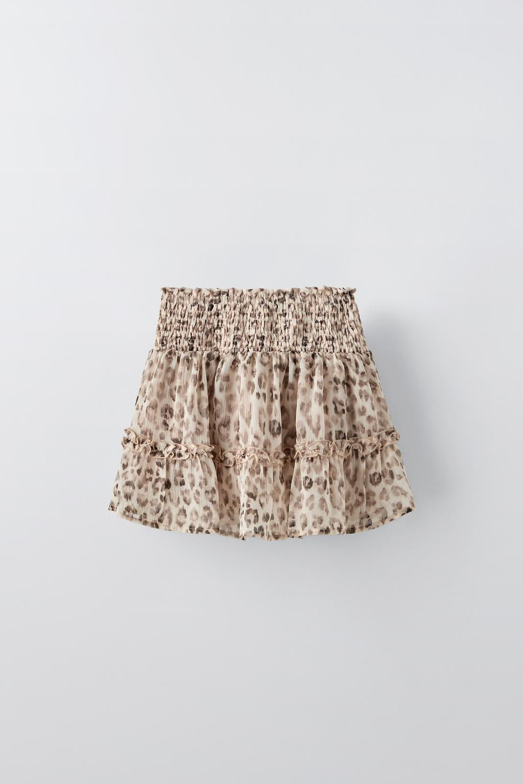ANIMAL PRINT BERMUDA SKORT - Zara фото 2
