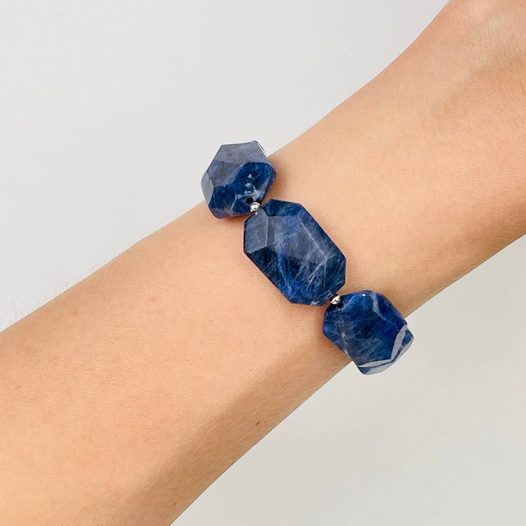 Браслет из Содалита 17,5 см +