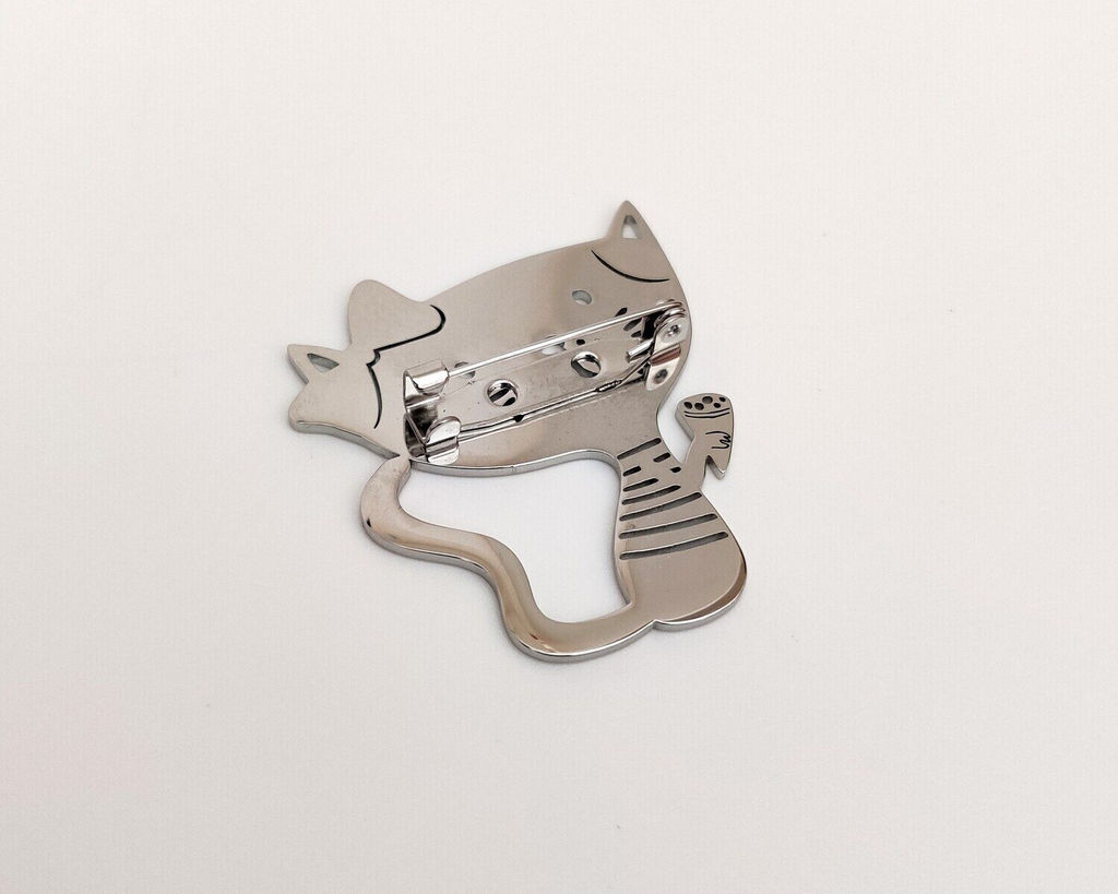 Брошь Котик