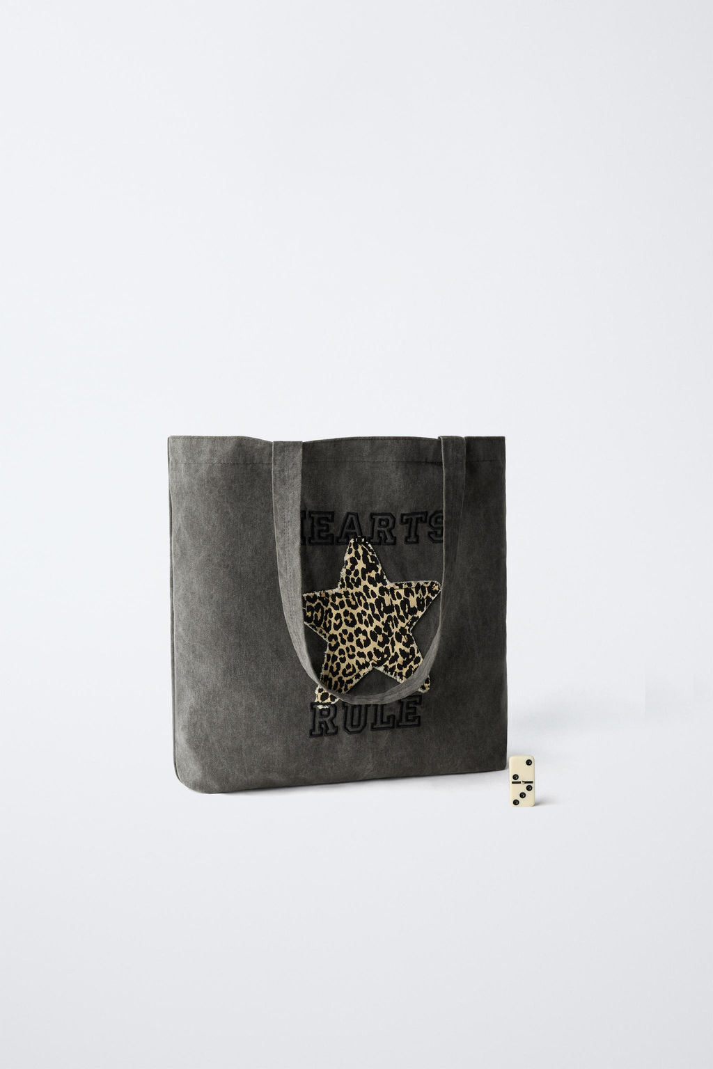 DENIM STAR TOTE BAG - Zara фото 7