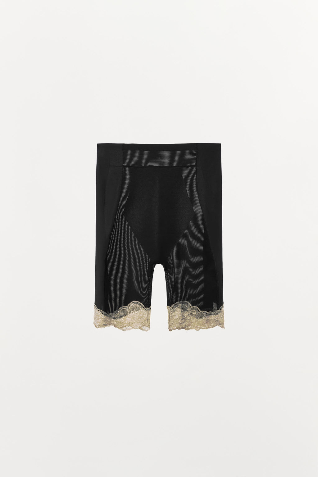 POLYAMIDE BLEND LACE SHORTS - Zara фото 4