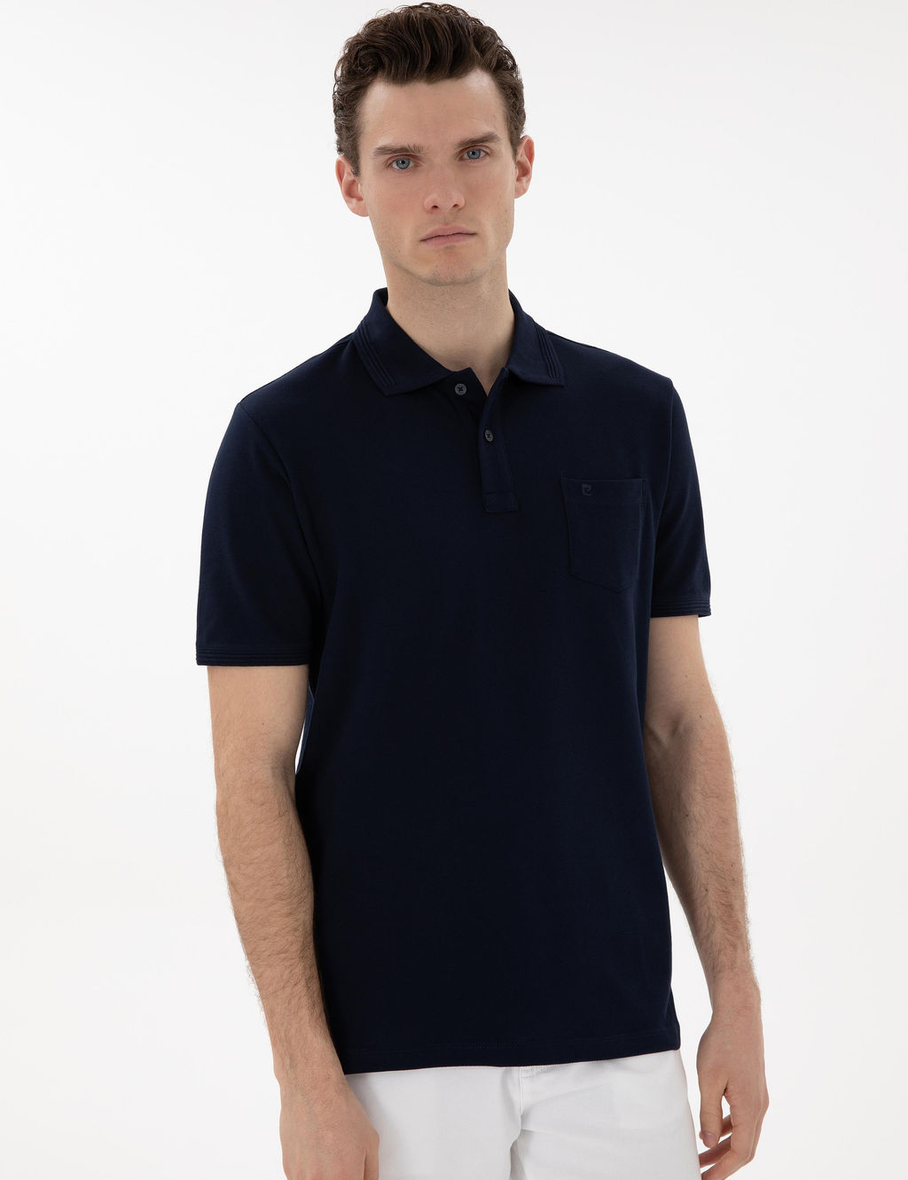 Lacivert Regular Fit K_vr_lmaz Polo Yaka Basic Ti__rt - Pierre cardin фото 3