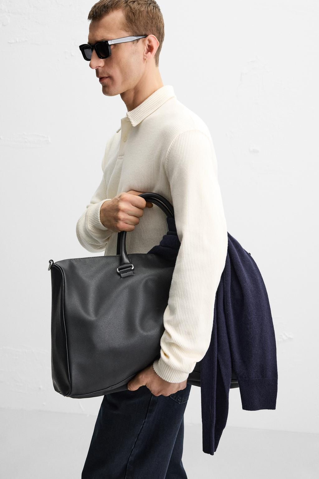 TEXTURED RIBBED POLO SHIRT - Zara фото 7