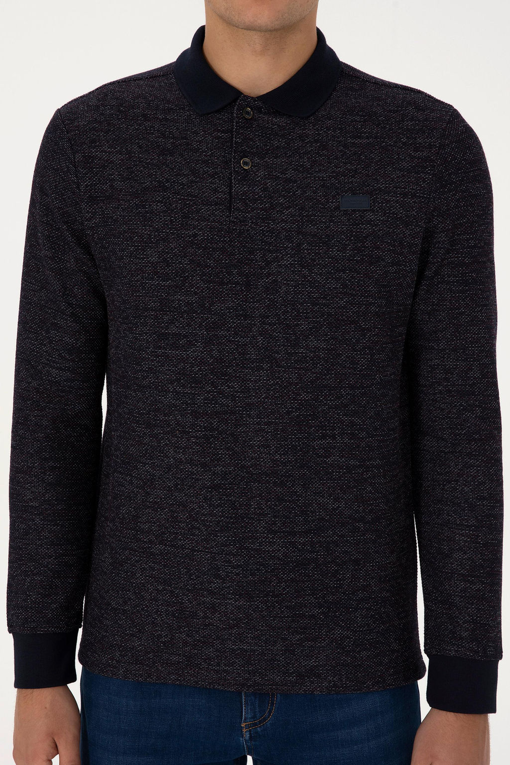 Erkek Lacivert Basic Sweatshirt - U.s. polo assn фото 6