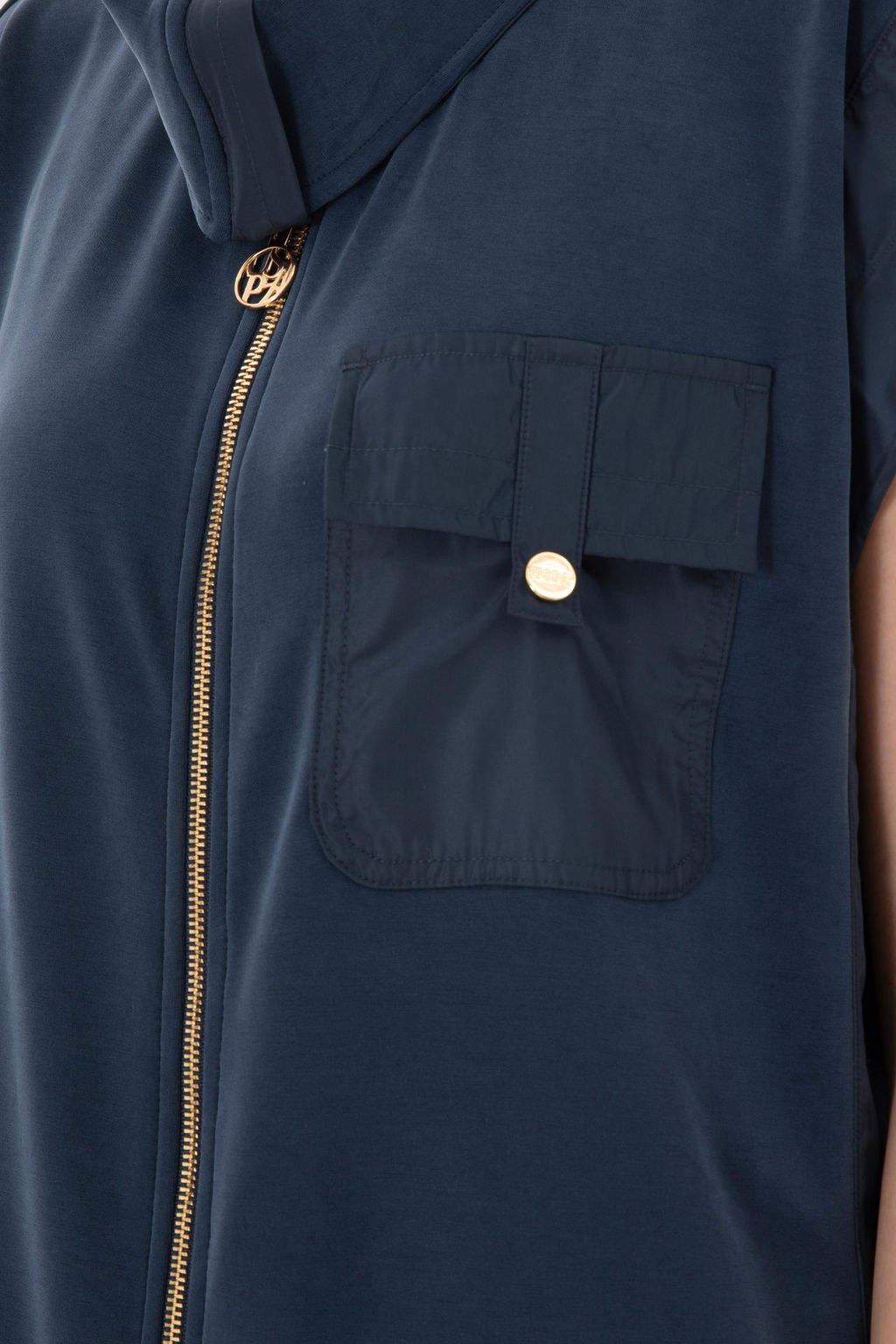 Женский темно-синий вязаный жилет - U.s. polo assn фото 7