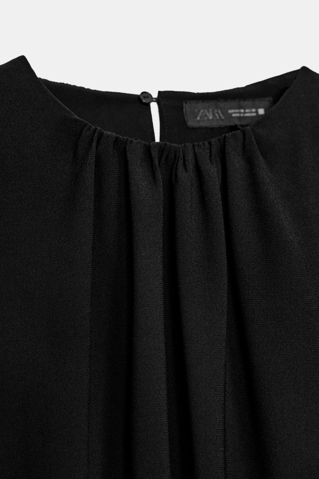 VESTIDO CORTO GLOBO / Negro - Zara фото 8