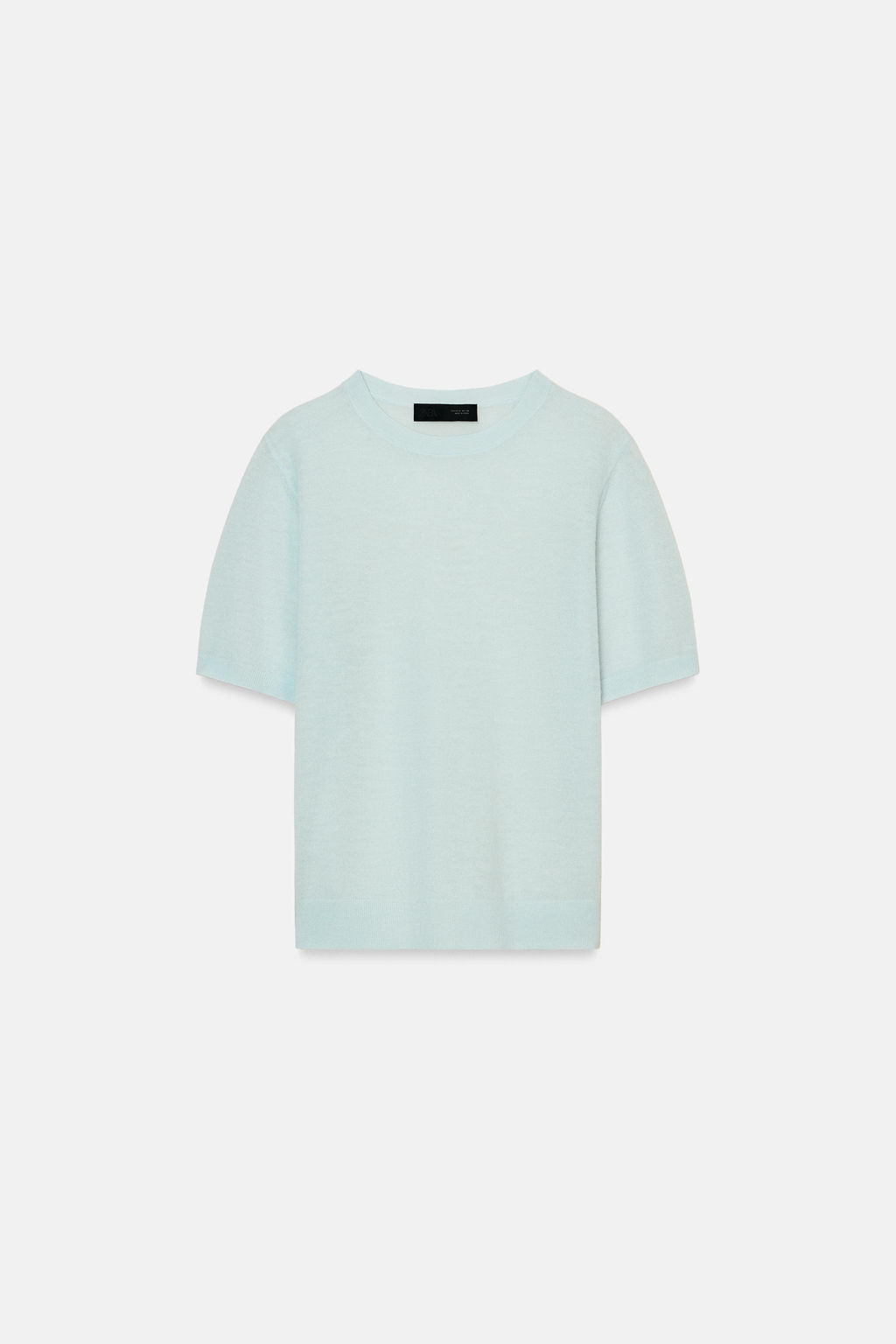 SHORT SLEEVE WOOL BLEND JUMPER - Zara фото 5