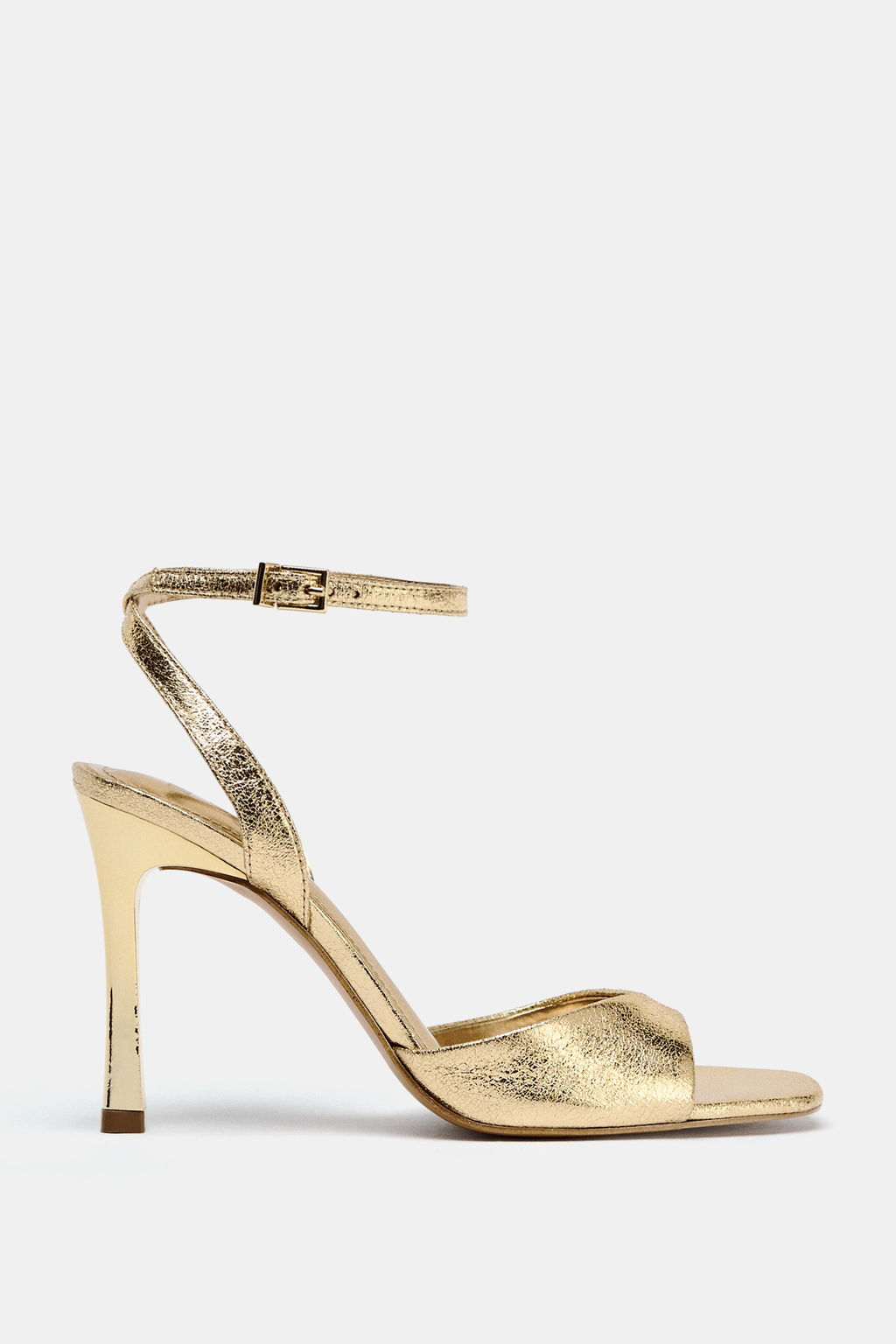 PATENT-FINISH HIGH-HEEL SANDALS - Zara фото 53