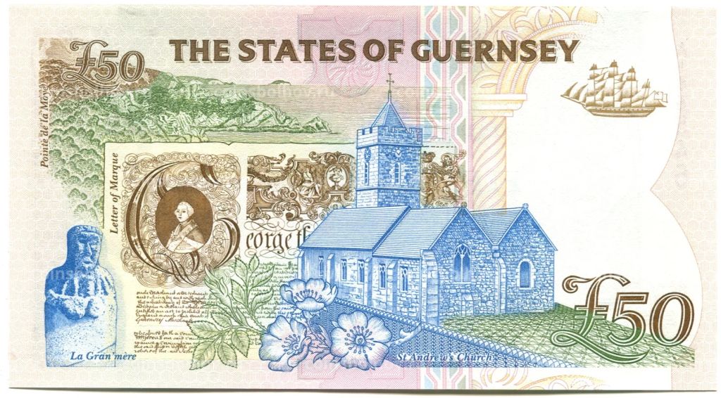 50 фунтов 1994 года Гернси