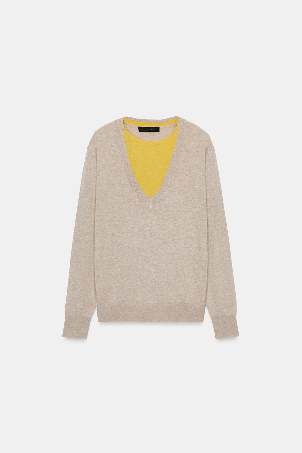 JERSEY CON LANA COMBINADO / Vis?n vigor? - Zara фото 7