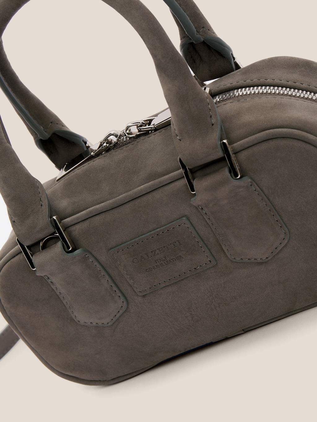 Женская сумка с ручками CALZETTI JADE Артикул 4741831, темно-серый  фото 2