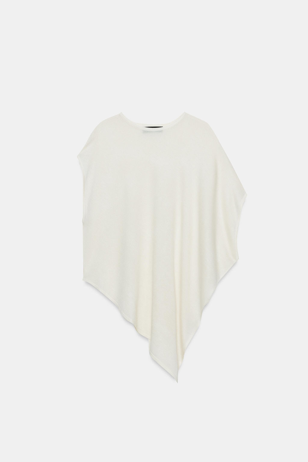 TOP ASIM?TRICO PUNTO / crudo-blanco - Zara фото 5