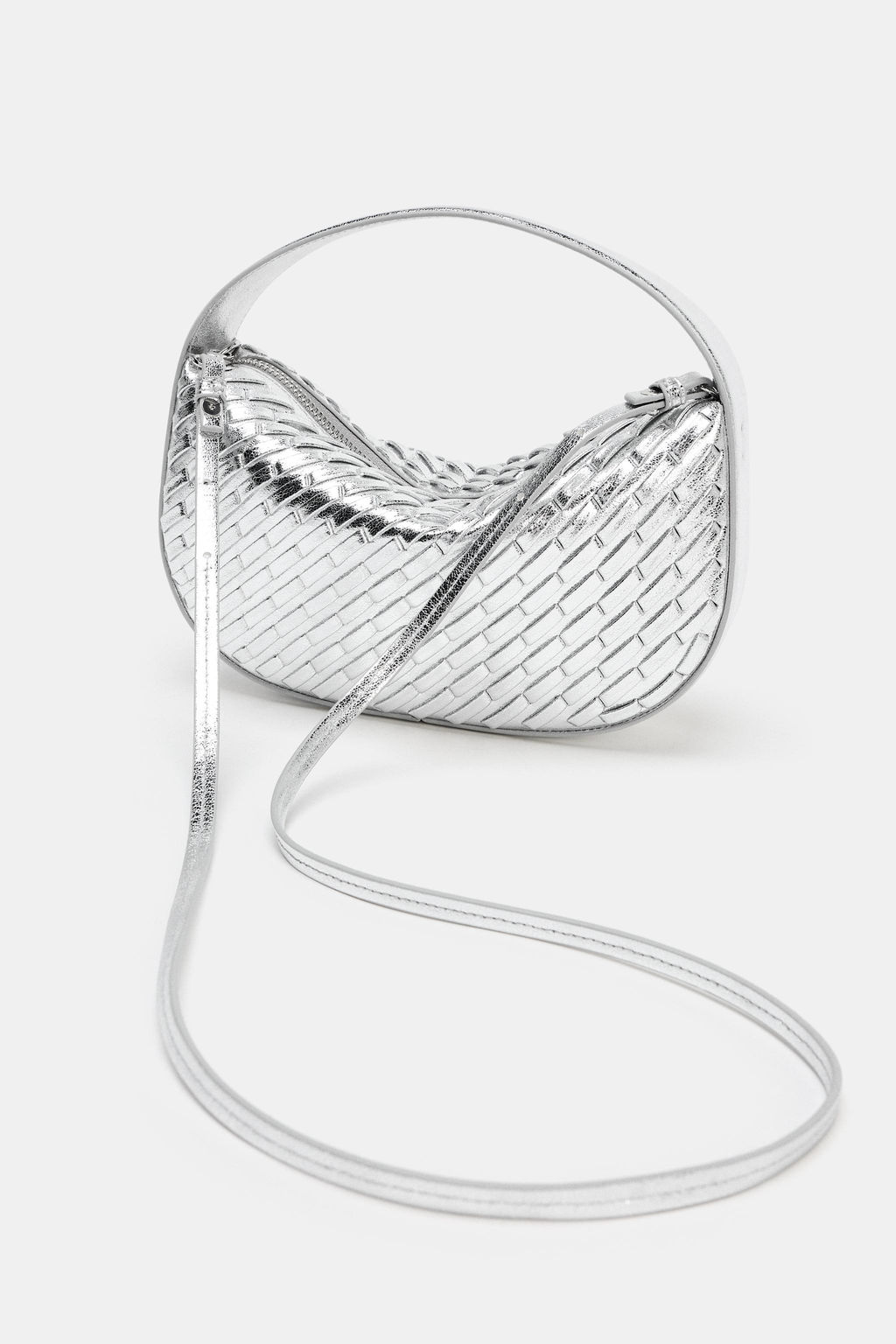BRAIDED-EFFECT HANDBAG - Zara фото 8