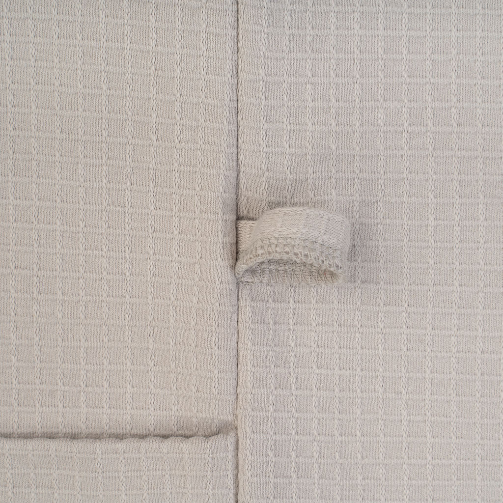 Халат детский вафельный светло-серый 914 (146, 76)