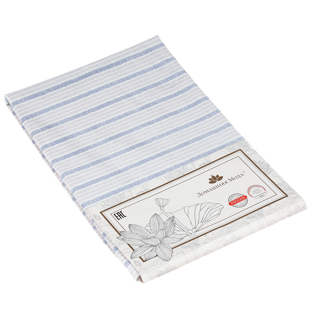 Дорожка столовая, сервировочная 50х145см Марина Дор полоса, рогожка, хлопок Премиум 186г/м2, без упаковки, Домашняя мода (Россия)  фото 5