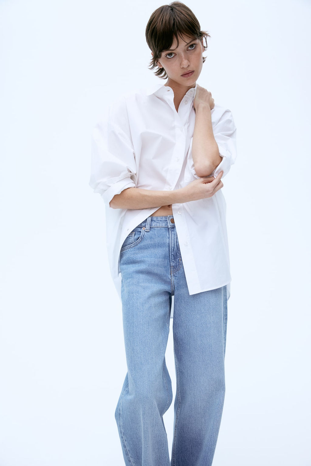 Wide High Jeans - H&m фото 2