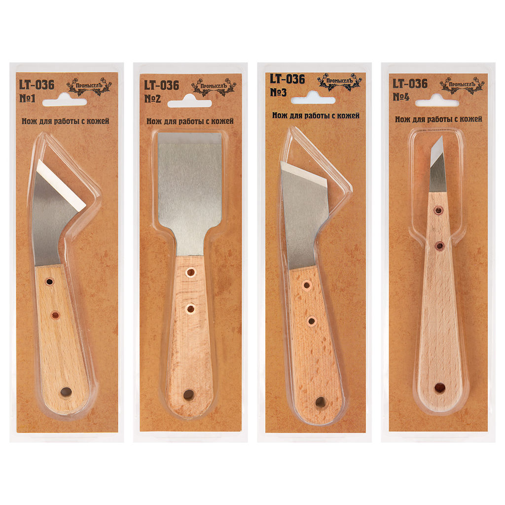 Промысел Нож для работы с кожей LT-036 1 шт. №3 сапожный