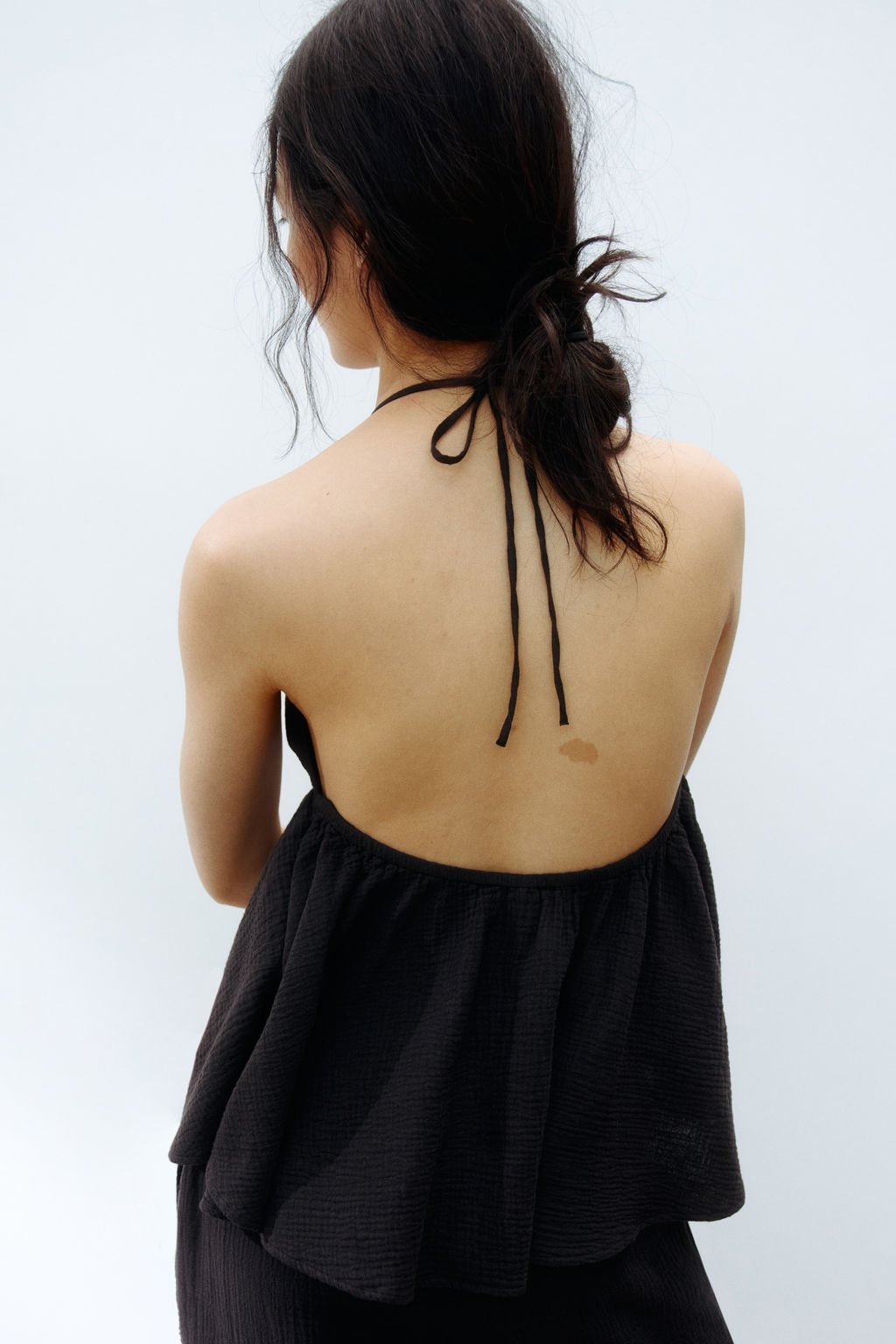 Cotton halterneck top - H&m фото 6