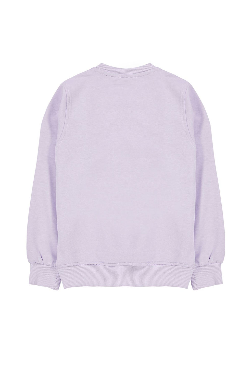 TRENDYOLMILLA Siyah K?z Cocuk Mevsimlik-Ince Cicek Nak?sl? Orme Sweatshirt TKDAW25SW00008  фото 4