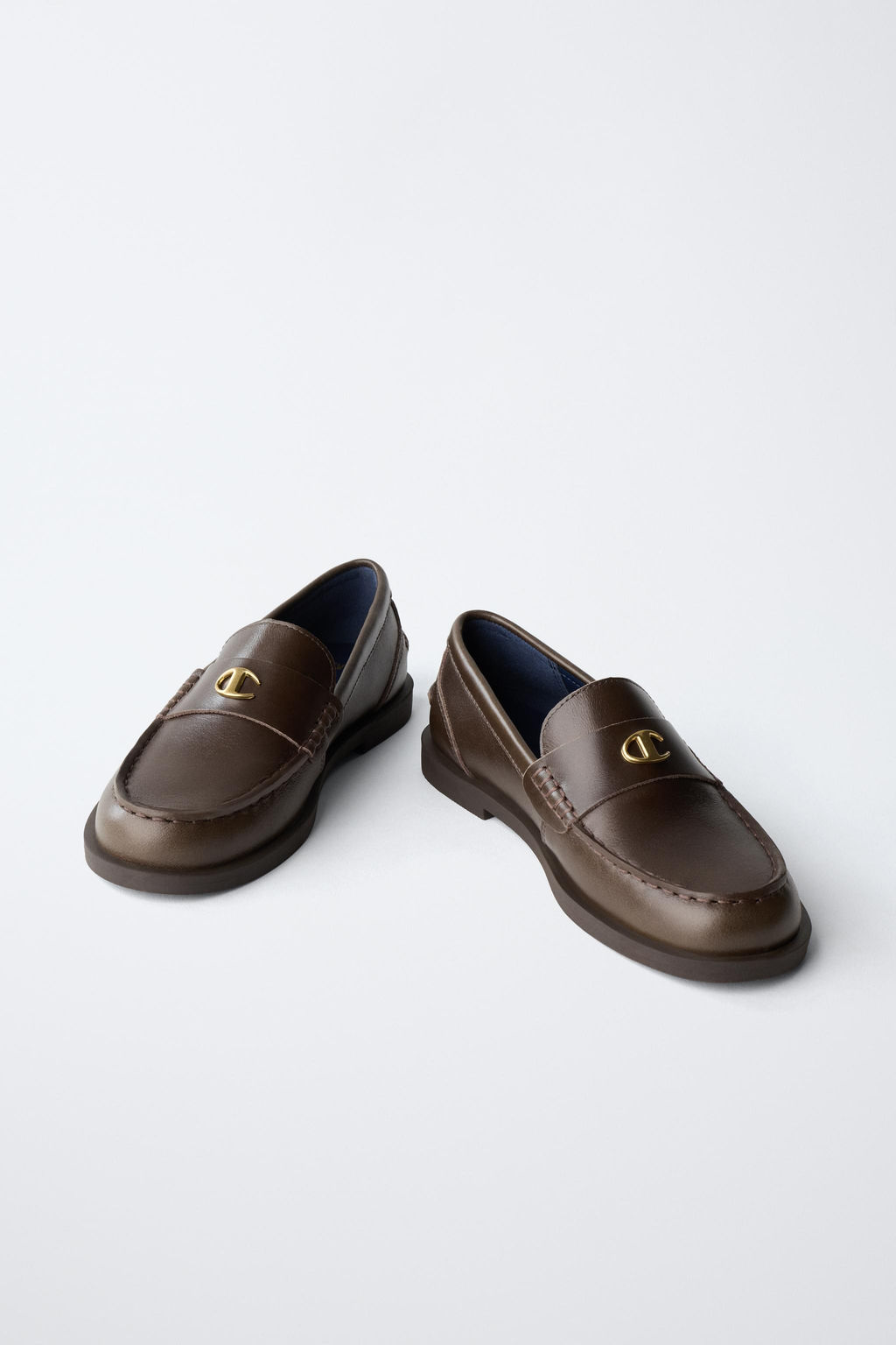 CHAMPION ® X ZARA LEATHER LOAFERS  фото 3