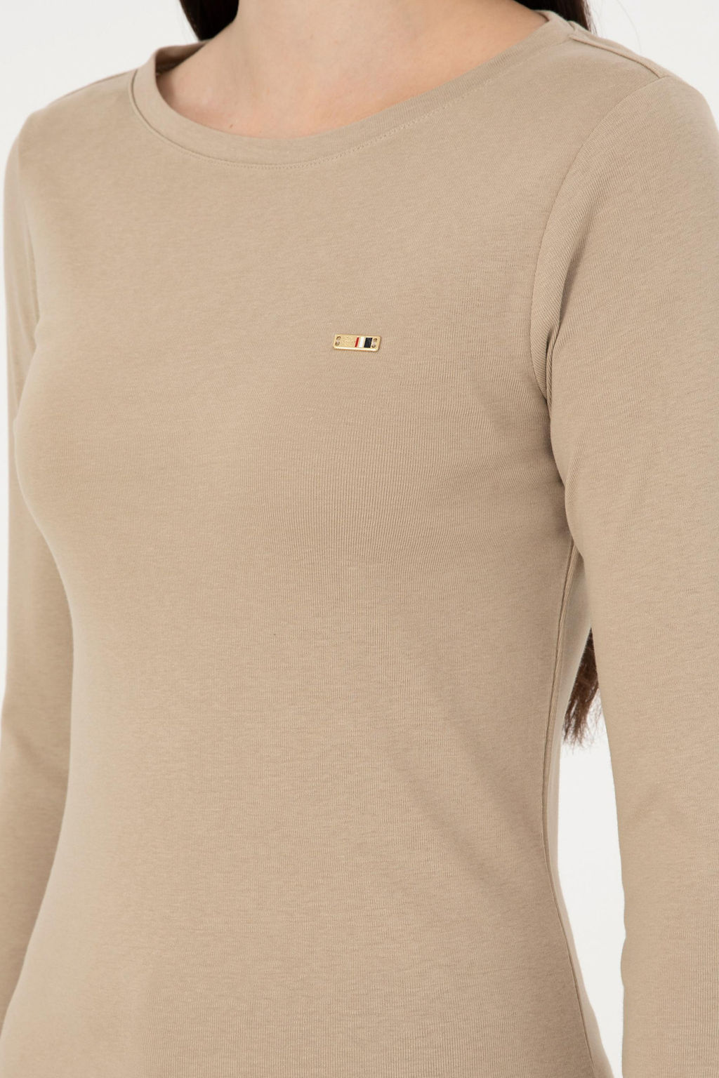 Женский свитшот светлого цвета хаки Неожиданная скидка в корзине - U.s. polo assn фото 7