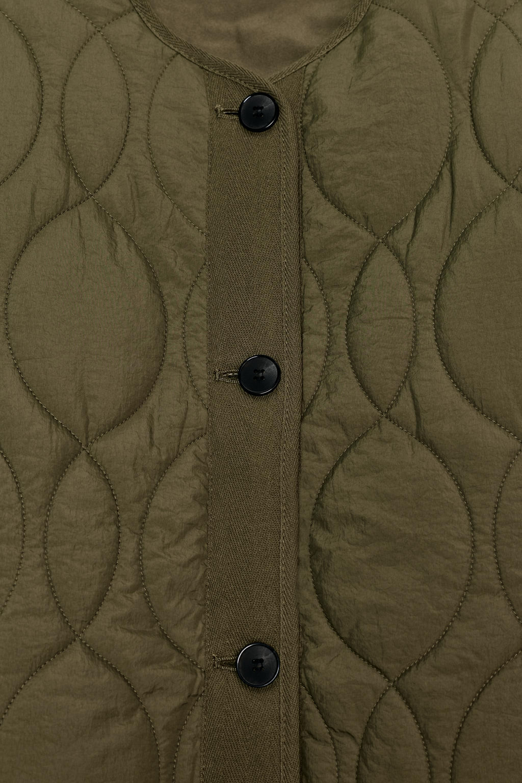 CAZADORA CORTA ACOLCHADA / Khaki - Zara фото 9