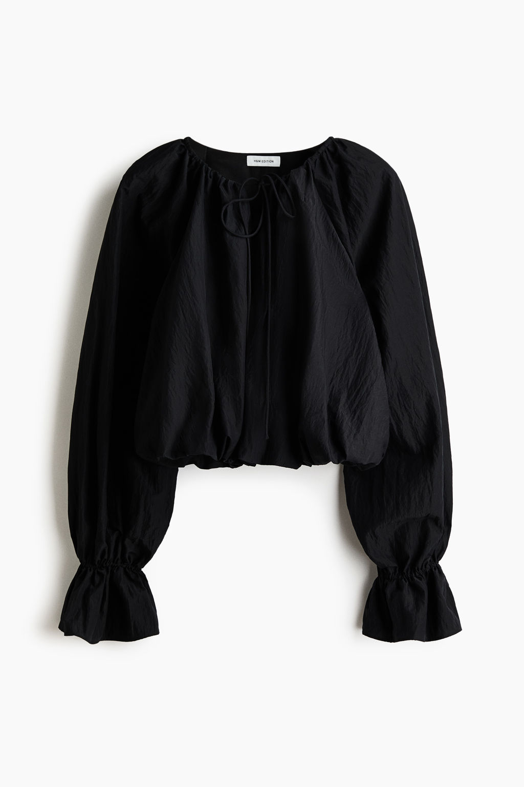 Blusa globo con efecto arrugado - H&m фото 2