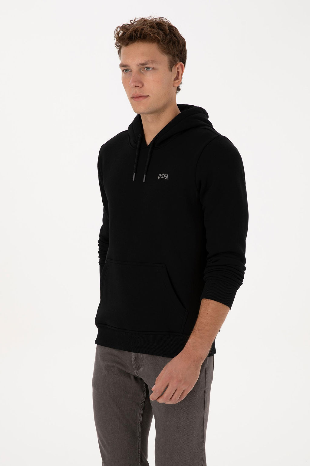 Erkek Siyah Basic Sweatshirt - U.s. polo assn фото 3