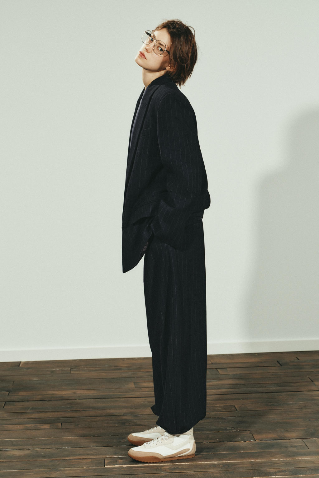 PINSTRIPED PLEATED JOGGERS - Zara фото 2