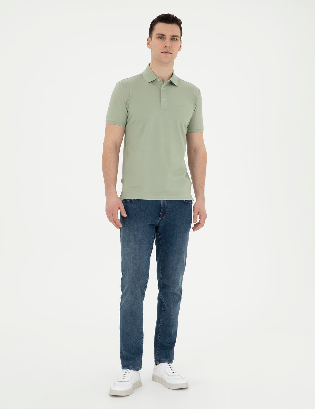 _a_la Ye_ili Slim Fit Merserize Ti__rt - Pierre cardin фото 11