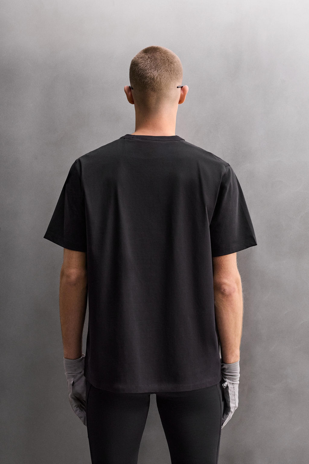 CAMISETA T?CNICA MEZCLA ALGOD?N / Negro - Zara фото 3