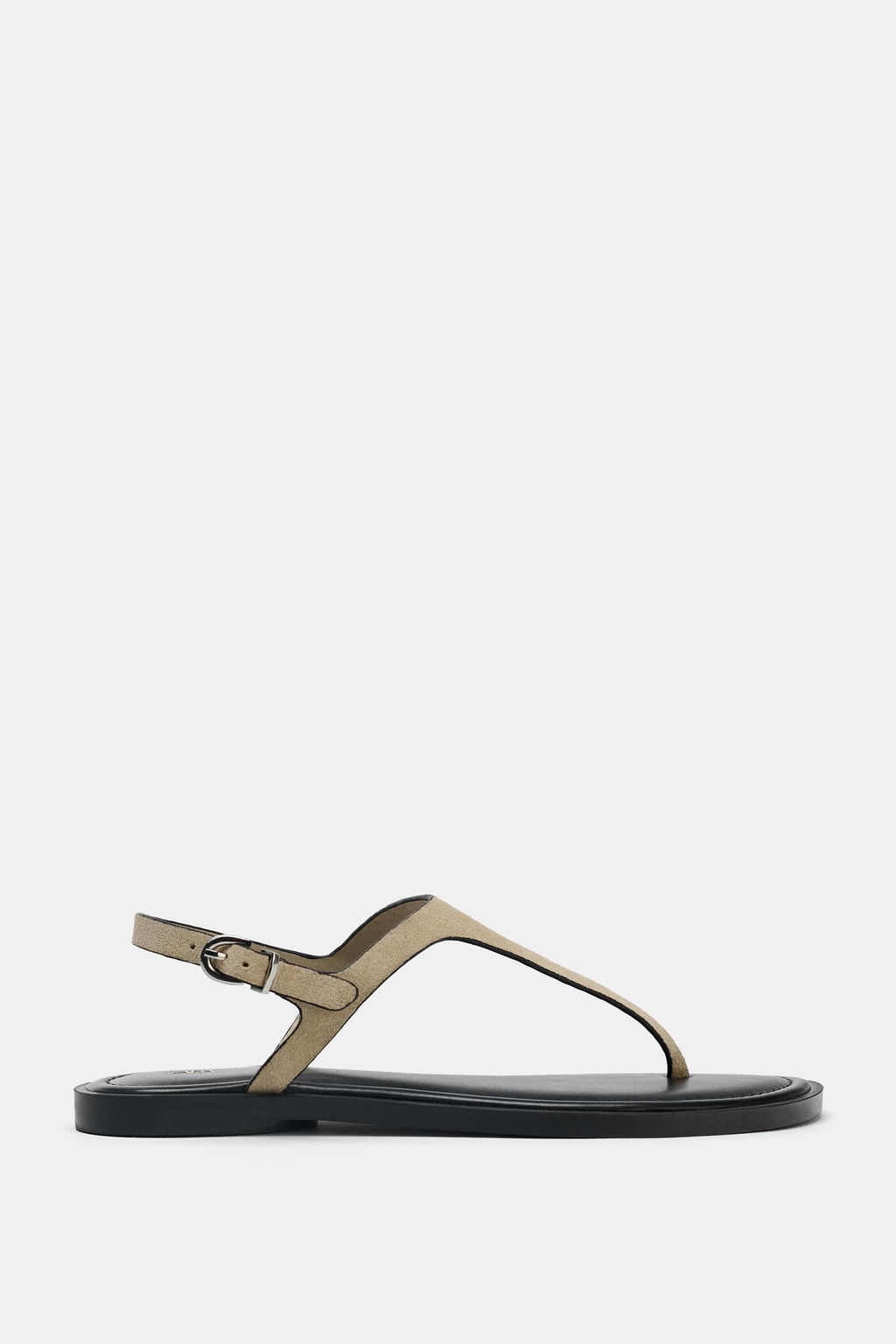 LEATHER BUCKLE-STRAP SANDALS - Zara фото 16