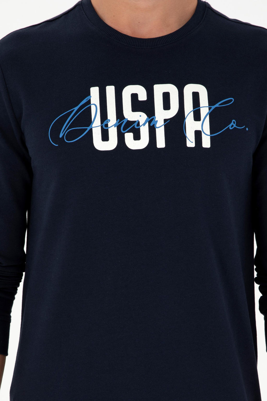 Мужской темно-синий свитшот - U.s. polo assn фото 6