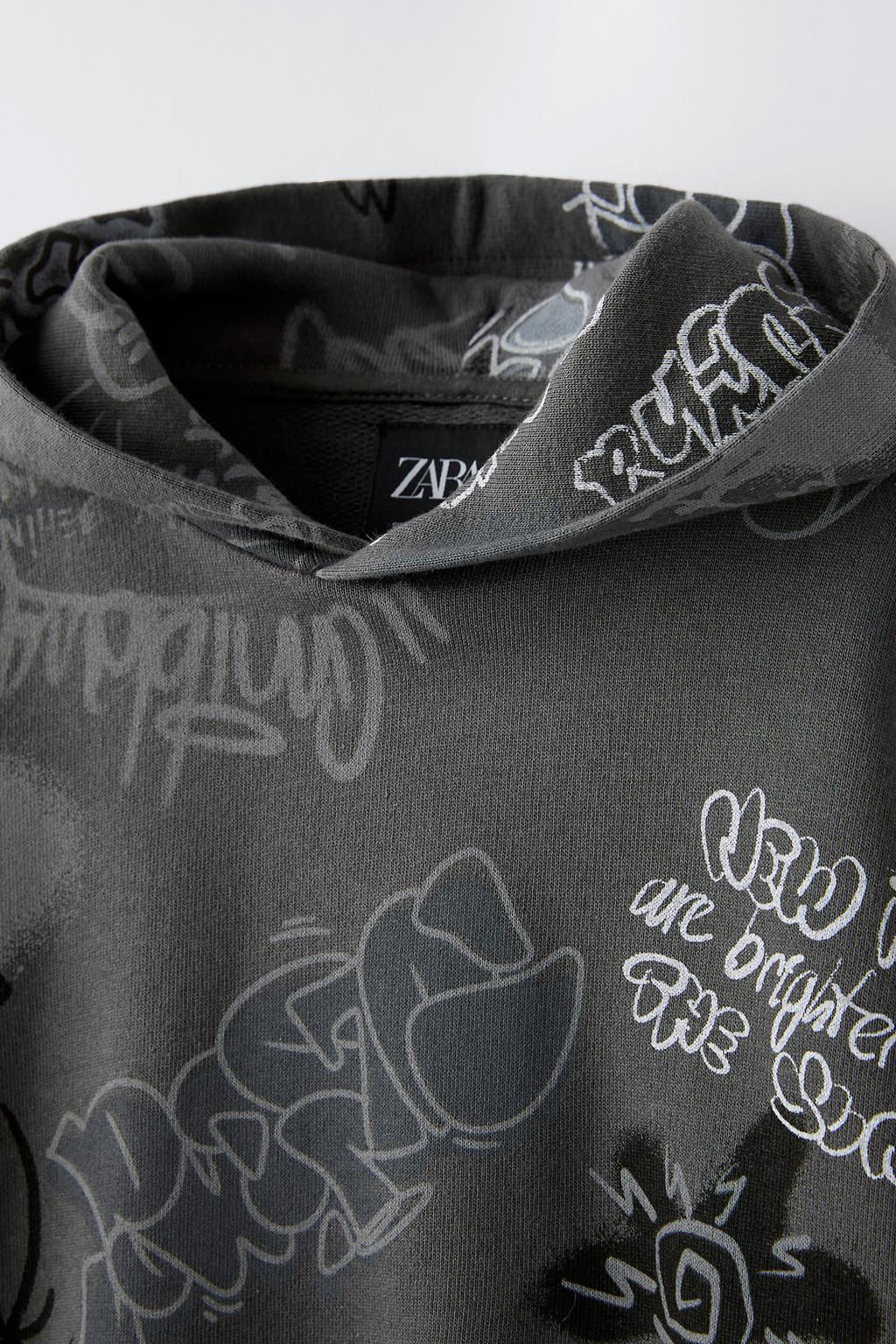 GRAFFITI HOODIE - Zara фото 3