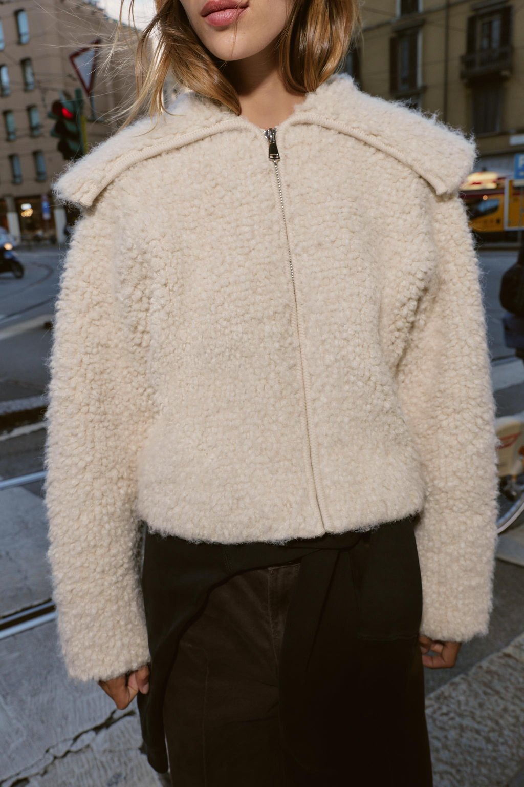 BOUCL_ JACKET - Zara фото 5