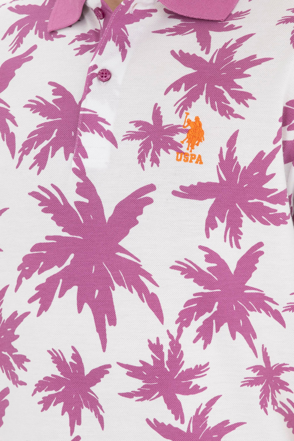 Мужская фиолетовая футболка Неожиданная скидка в корзине - U.s. polo assn фото 7