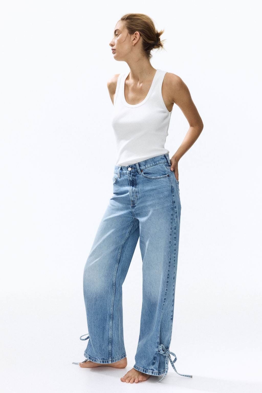 Barrel High Waist Ankle Jeans - H&m фото 4