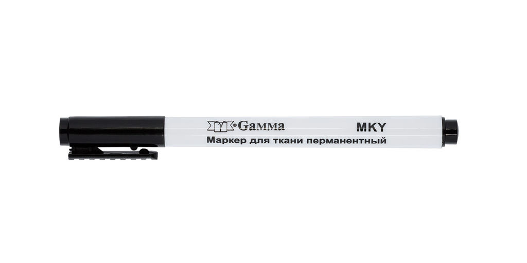 Gamma MKY Маркер перманентный черный СК/Уценка для ткани