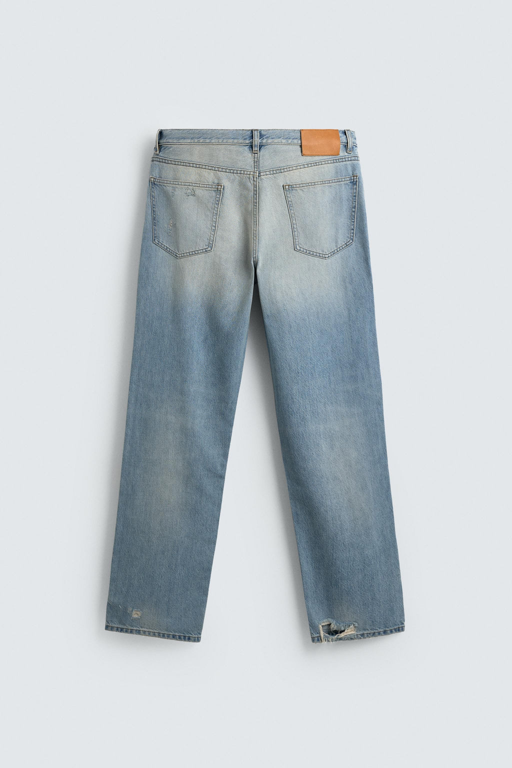 JEANS STRAIGHT FIT / Azul claro - Zara фото 8