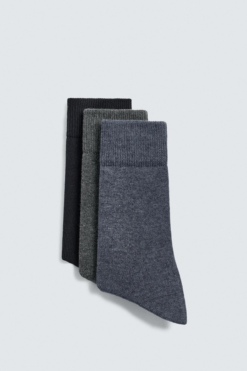 3-PACK OF STRUCTURED SOCKS
