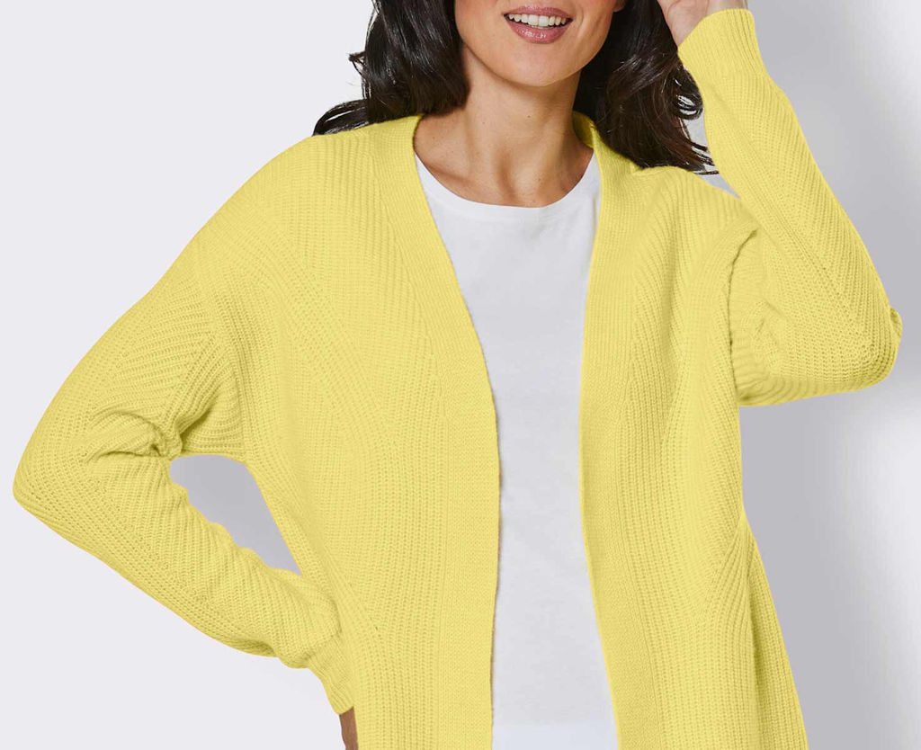 Кардиган, цвета лимона - Linea tesini фото 4