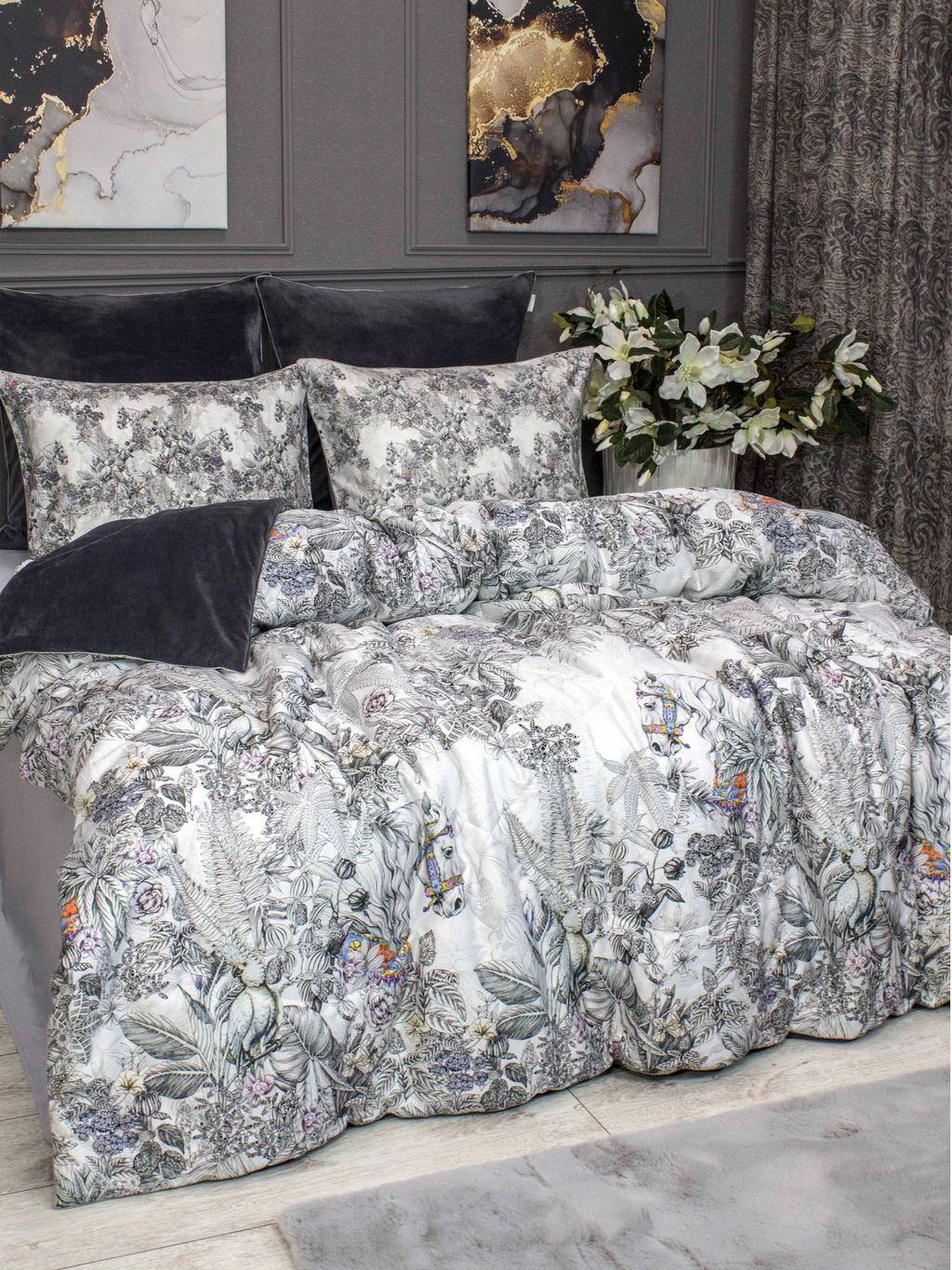 Фаворит (графит жемчуг) ABC Egypt Cotton комплект