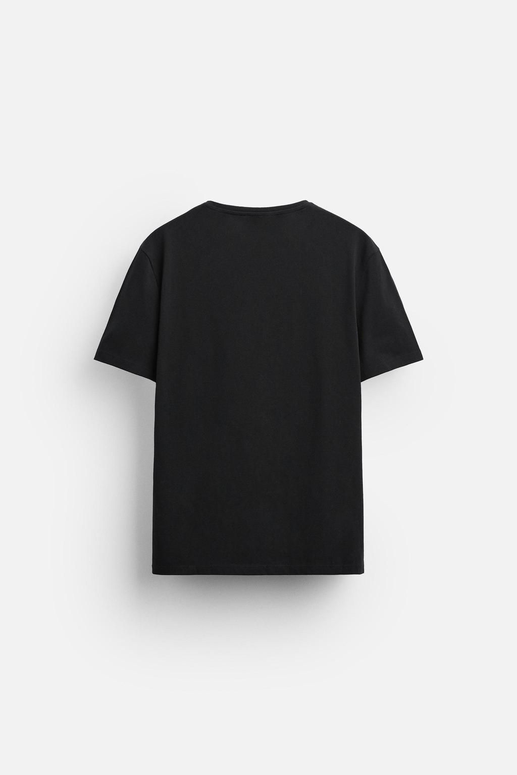 BASIC SLIM FIT T-SHIRT - Zara фото 16