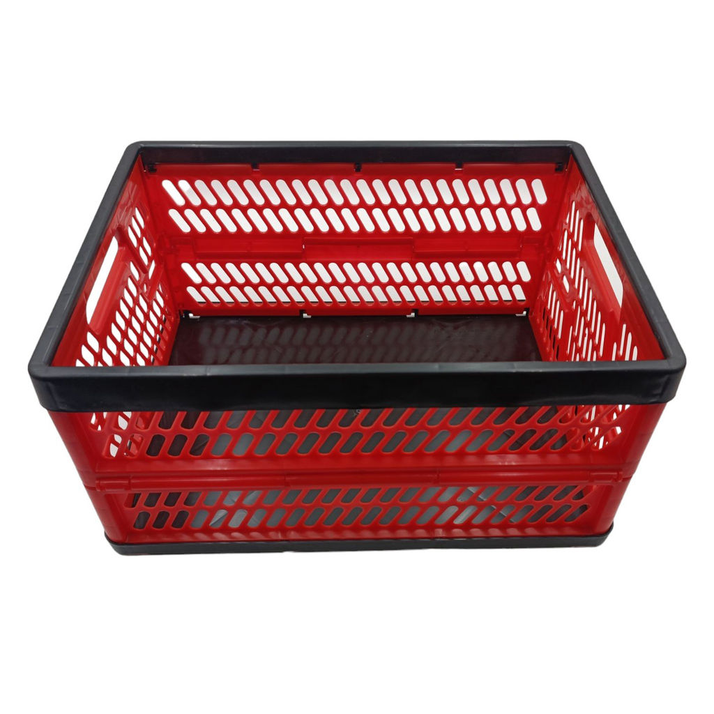 Ящик для хранения овощей п/эт. складной 475х350х240мм 35л микс цветов