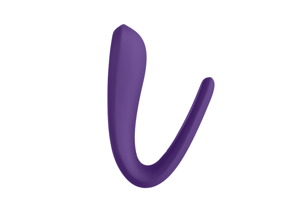 Многофункциональный стимулятор для пар Satisfyer Partner Toy, силикон, фиолетовый, 18,5 см.  фото 3