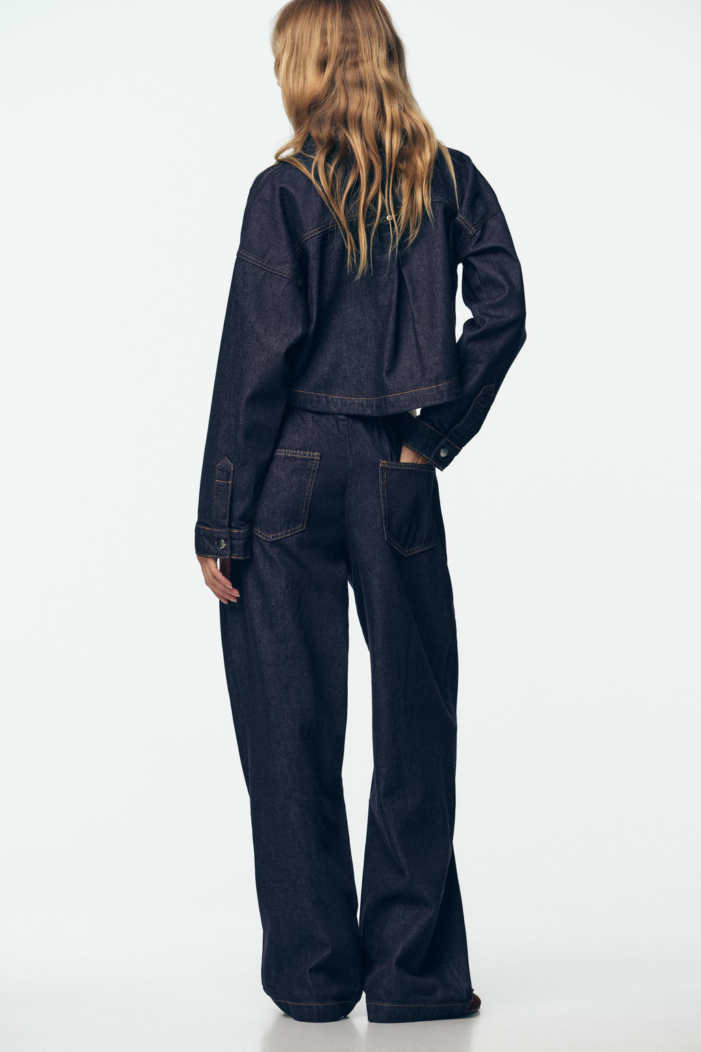 JEANS Z1975 JOGGER WIDE LEG - Zara фото 4