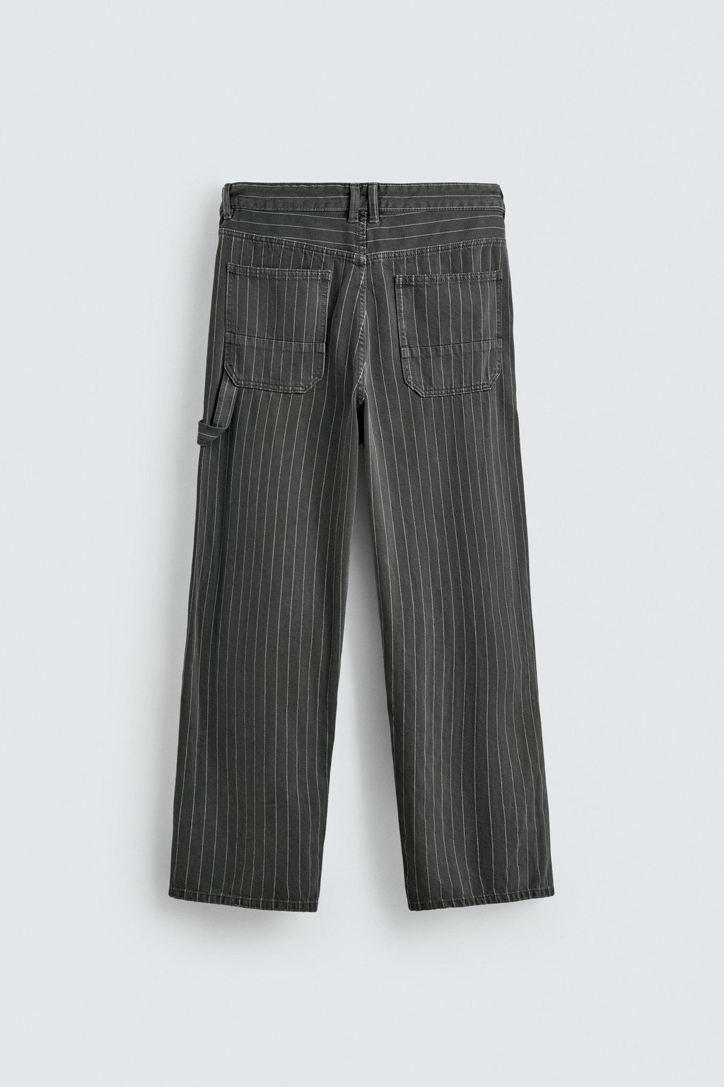 PINSTRIPE BAGGY FIT TROUSERS - Zara фото 18