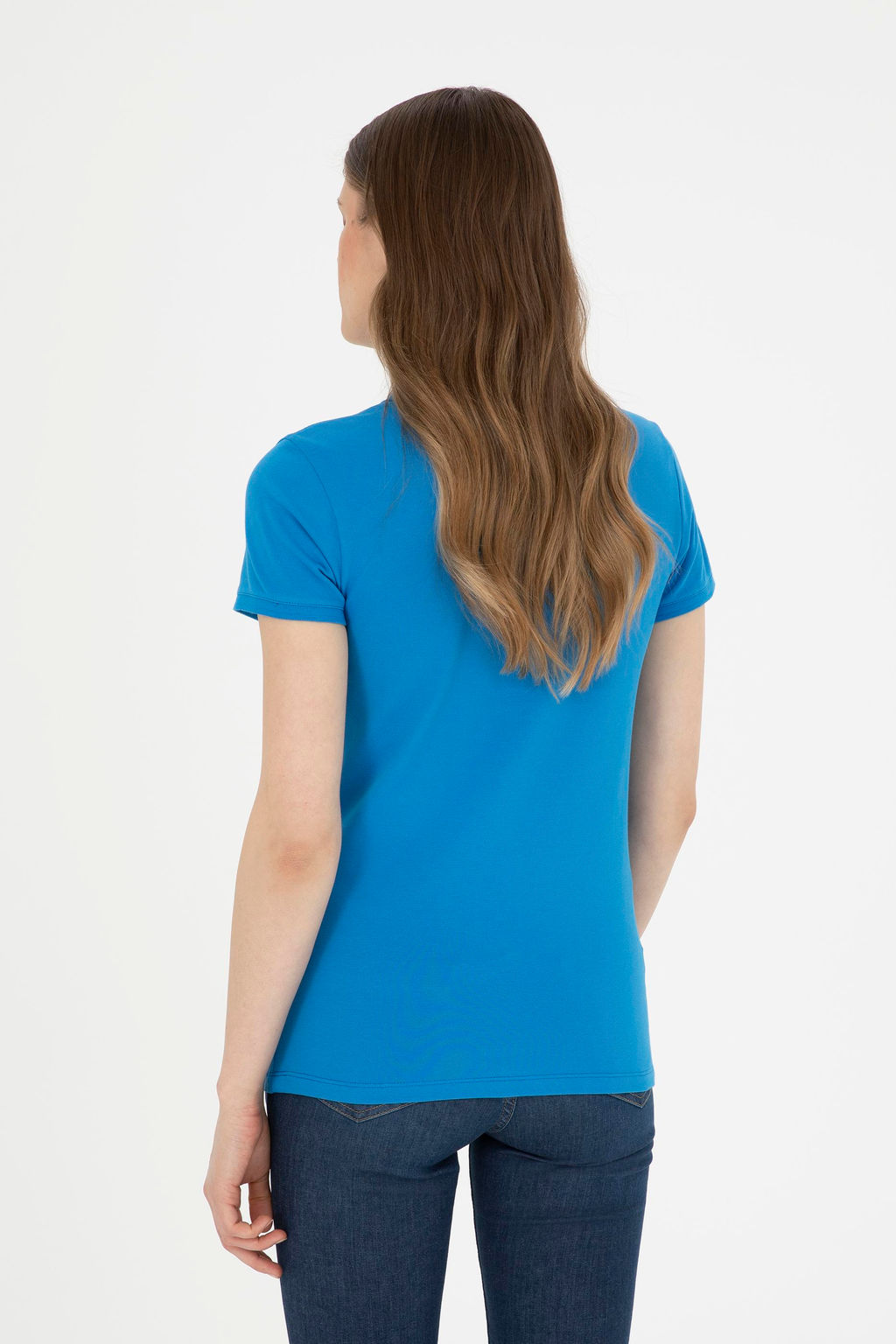 Футболка U.S. Polo Assn Saks Basic с воротником-поло  фото 12